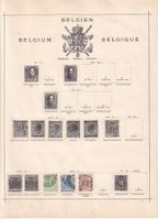 Restsammlung Belgien ab 1869 - 1905