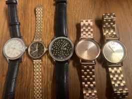 5 edle Damen Quartz Armbanduhren.