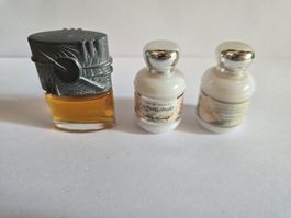 3×Parfum miniatures Arnaldo Pomodoro, Cacharel