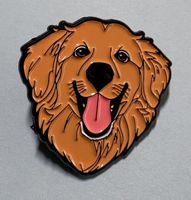 Golden Retriever Hunde-Anstecknadel, Pins, Top Zustand!