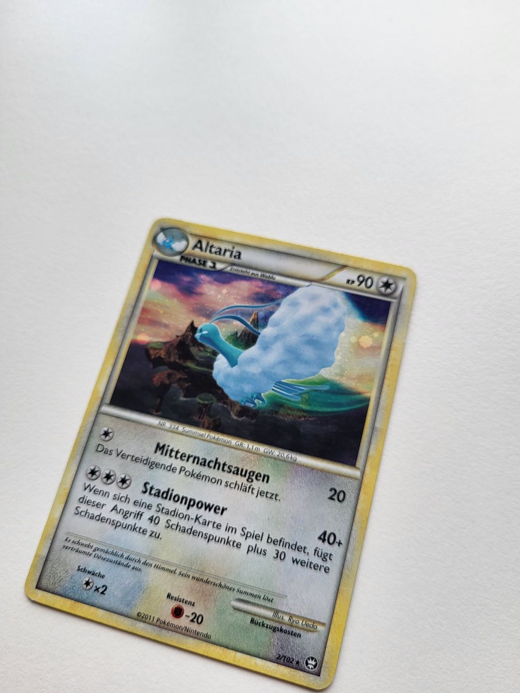 Pokémon Carte collezionabili: Altaria (Triumphant 2/102) – Usato da Erlenbach ZH venduto da ram_mjn5 1