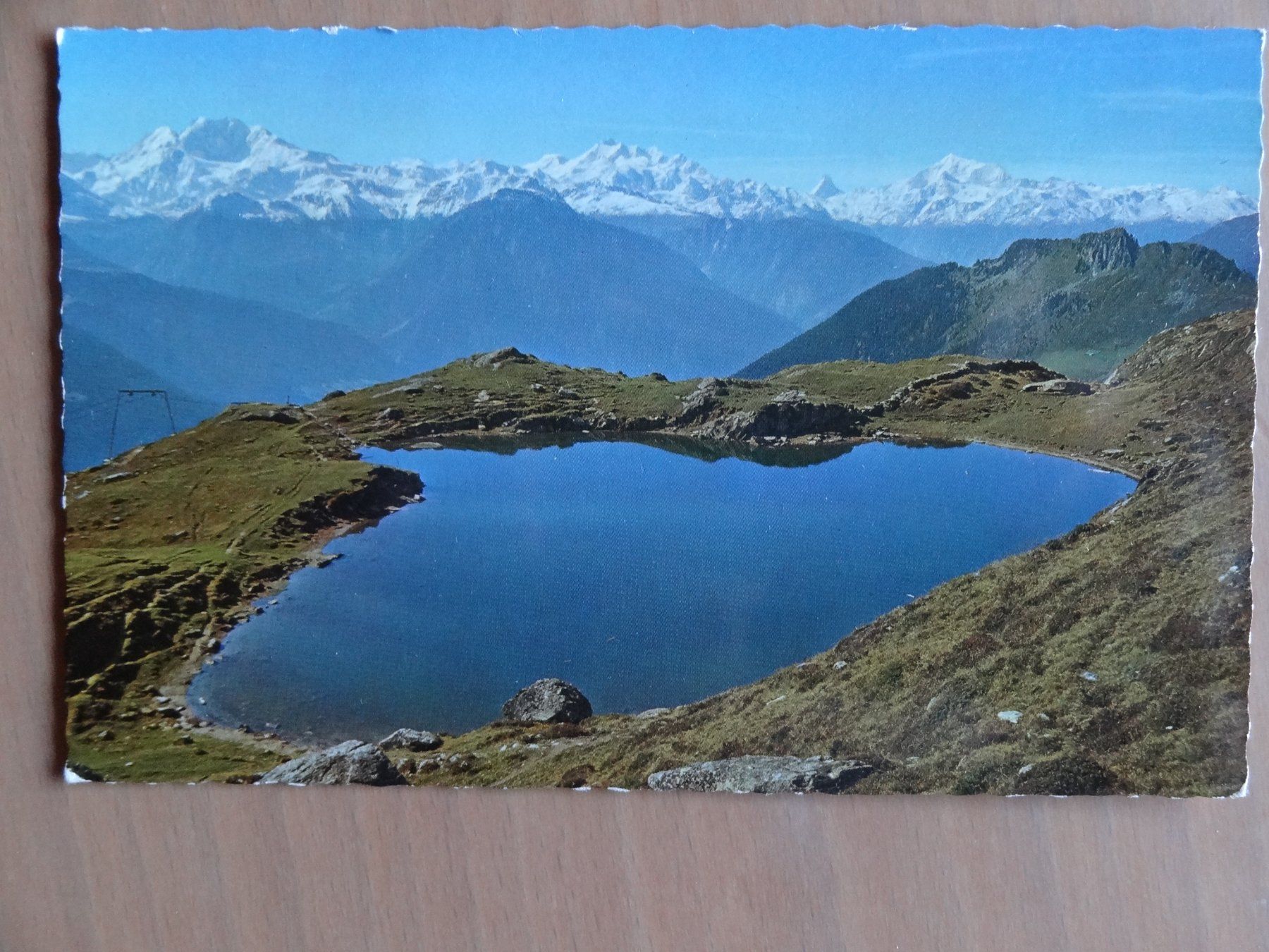 Ansichtskarten: Riederalp - Bettmeralp - Blausee - 1971 – Gebraucht aus St Léonard von Riglin
