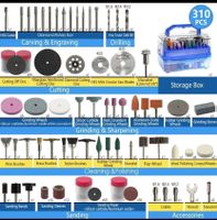 NEU  TASP 310 stücke Dreh Werkzeug Zubehör Kit Mit BOX