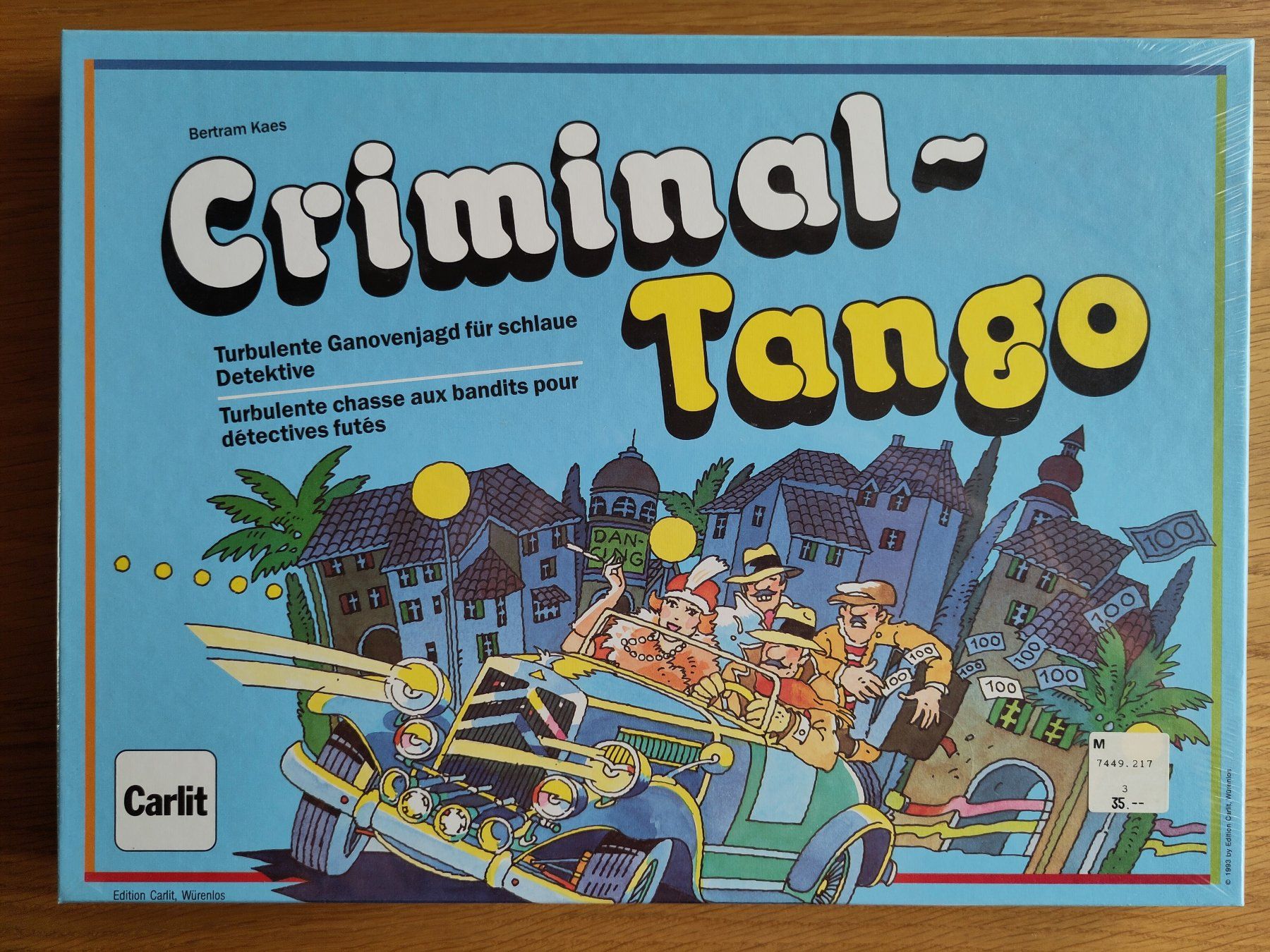 Carlit Giochi: Criminal-Tango, Detektivspiel (neu, originalverpackt) – Nuovo e nell'imballaggio originale da Urtenen-Schönbühl venduto da Hans3322