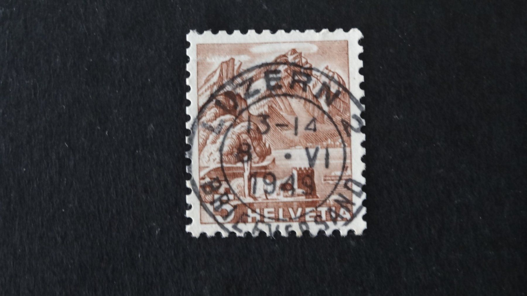 Tous les timbres: Vollstempel LUZERN 2  8.VI.49    85 – D'occasion à Anwil par C-DAIHA