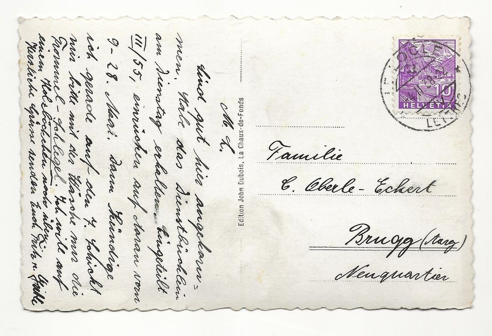 La Molière Le Col des Roches 1938 mn (D #39 occasion) à Aarau pour CHF 1 1