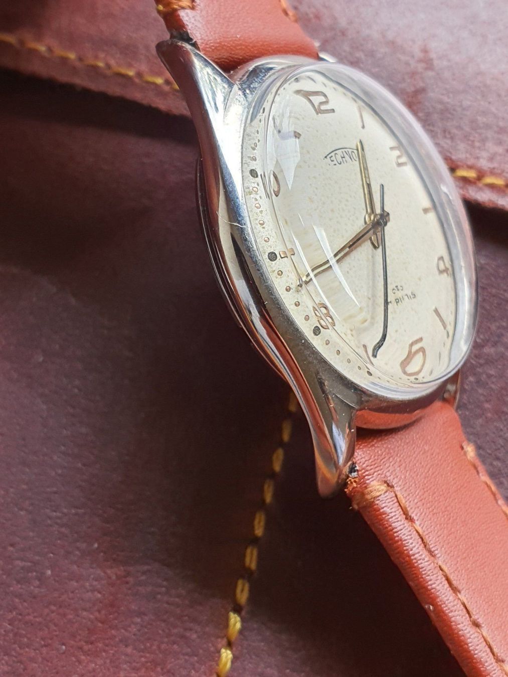 Orologi: Technos 17 Rubis Handaufzug AZ035 – Usato da Uster venduto da Allezeit 7