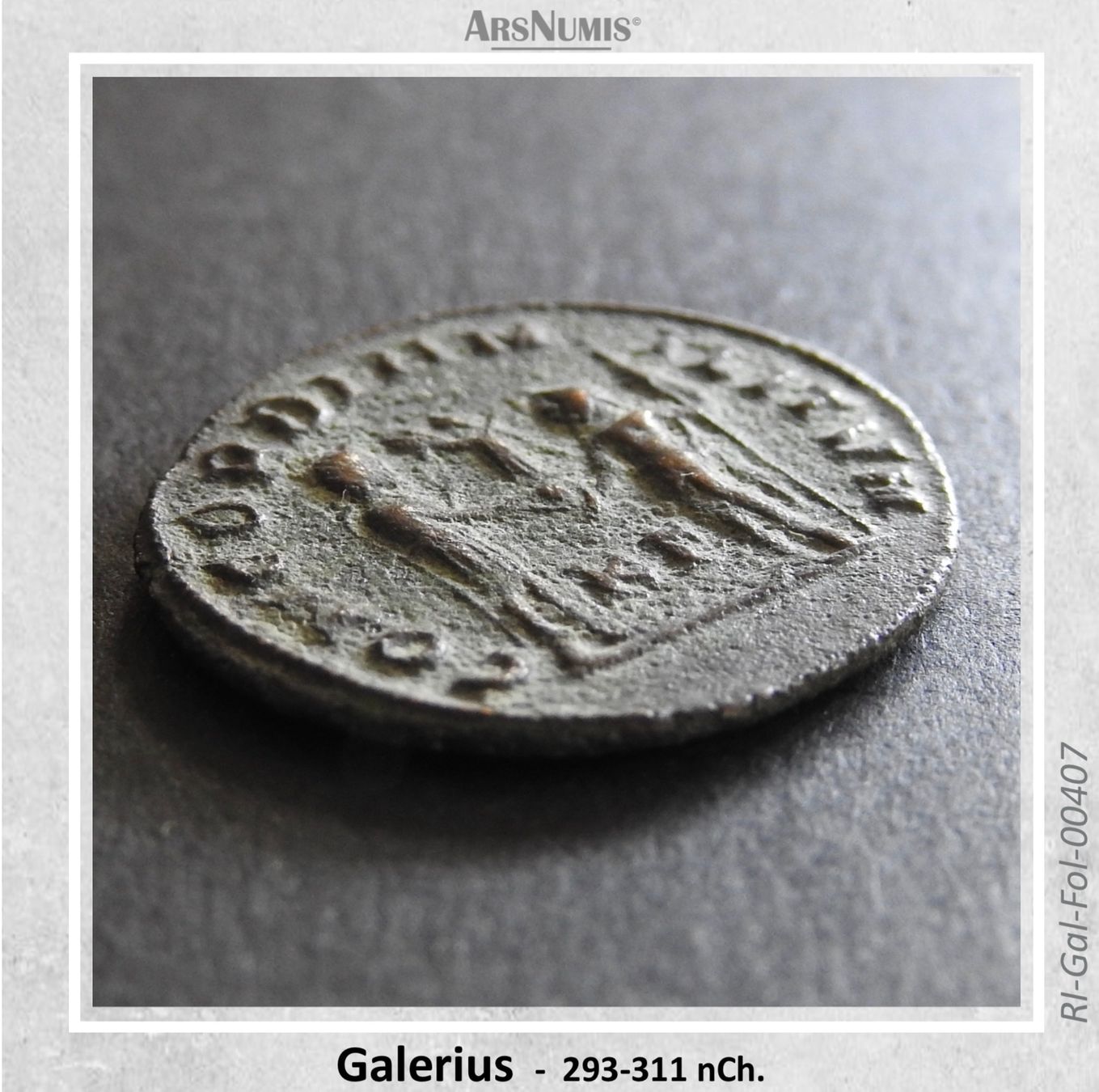 Alle Münzen: Römische Münze - Galerius – Gebraucht aus Oberwil b. Zug von ArsNumis 3