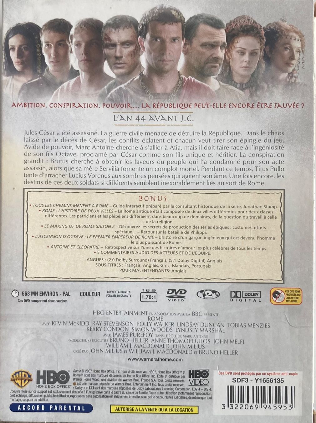 Alle DVDs: ROME (INTÉGRALE DE LA SAISON 2) – Gebraucht aus Poliez-Pittet von Newtown-Records 1