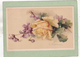 Kitsch Blumen Rose 1923