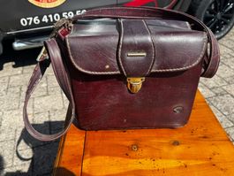 Vintage Fotokameta/Filmtasche Leder