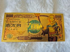 Gold Foil Plated The Legend Of Zelda Banknote Zelda