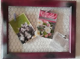 Memoboard - Foto-/Karten-/Schmuckhalter - Pinnwand