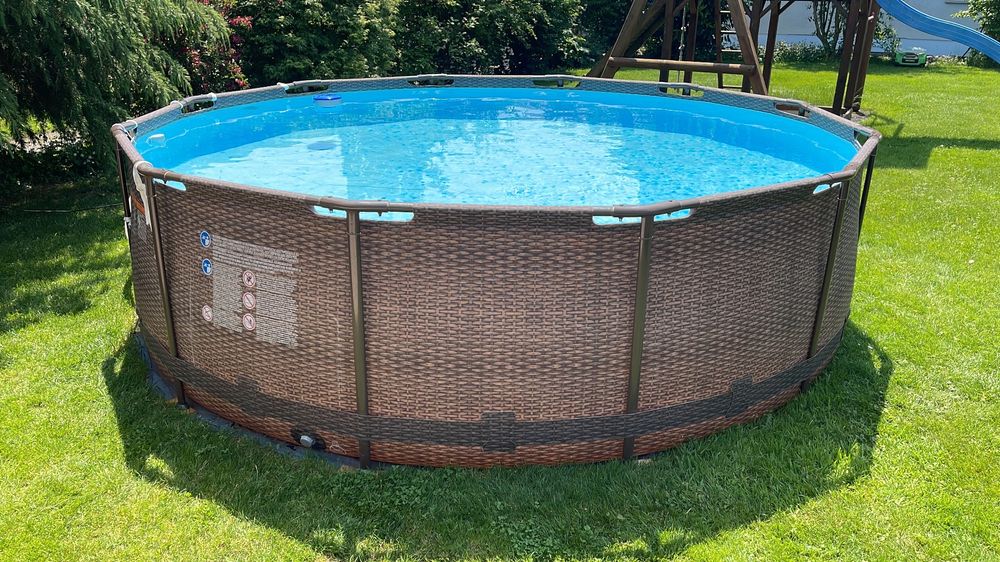 Pool bestway 3.6m x 1m mit viel Zubehör (Gebraucht) in Hindelbank für ...