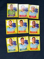9 Panini Sammelbilder von Uruguay