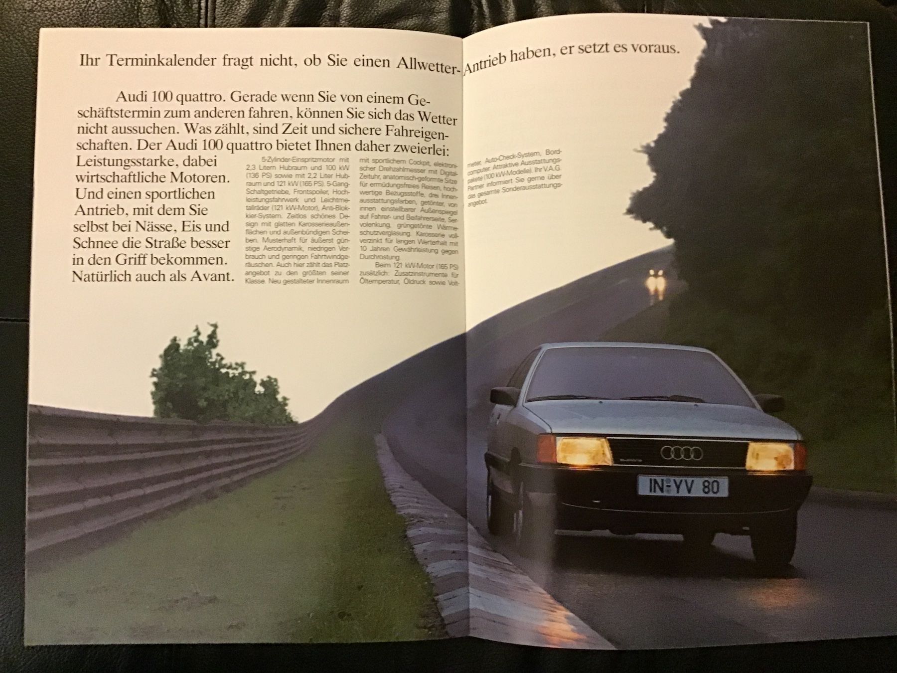 Audi Dokumente: Audi quattro Programm 16 Seiten August 1988 – Gebraucht aus Scherzingen von Starseller62 5