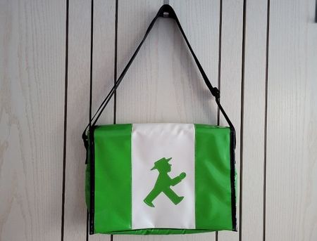 Umhängetasche DIN A Format, «Berliner Ampelmännchen»