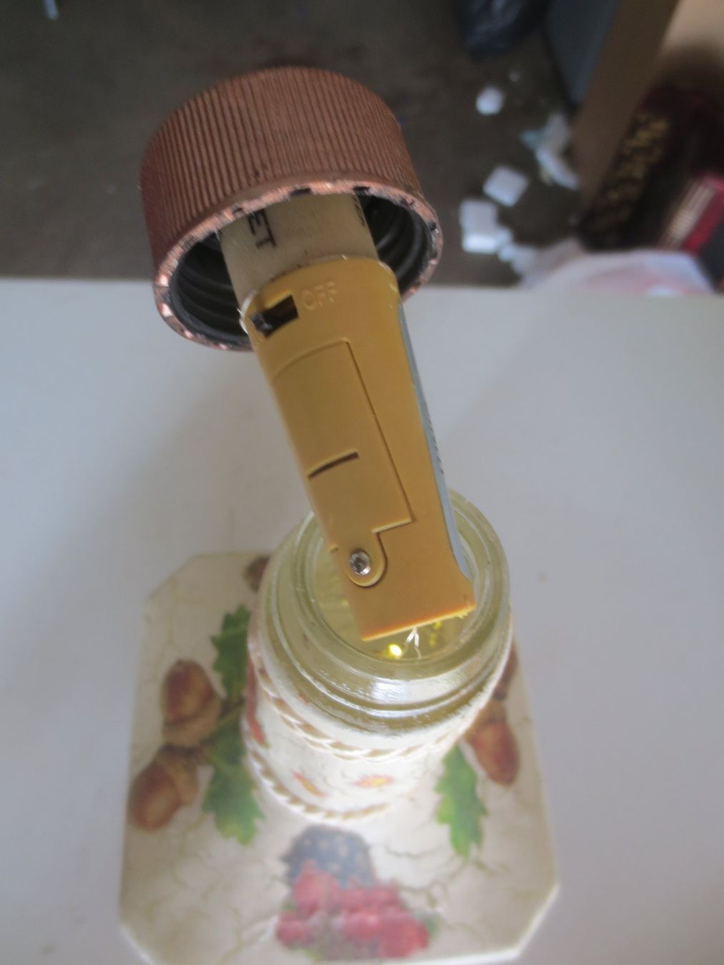 Lampade: Flaschenlampe Handgemacht 2 – Usato da Weier im Emmental venduto da waefler03 2