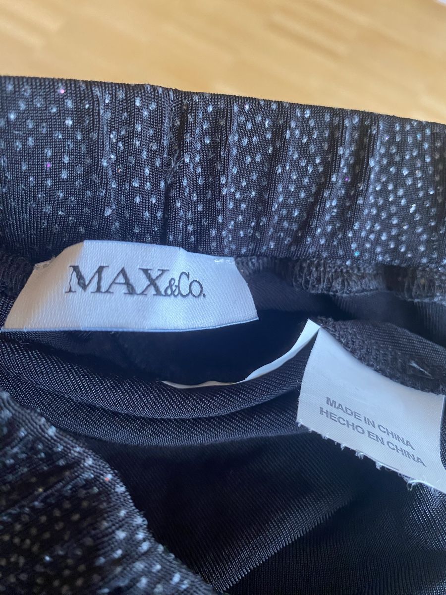 Hosen: Max&Co schwarze Hose  mit Glitzer Steine Grösse L – Gebraucht aus St Gallen von Berta343 2