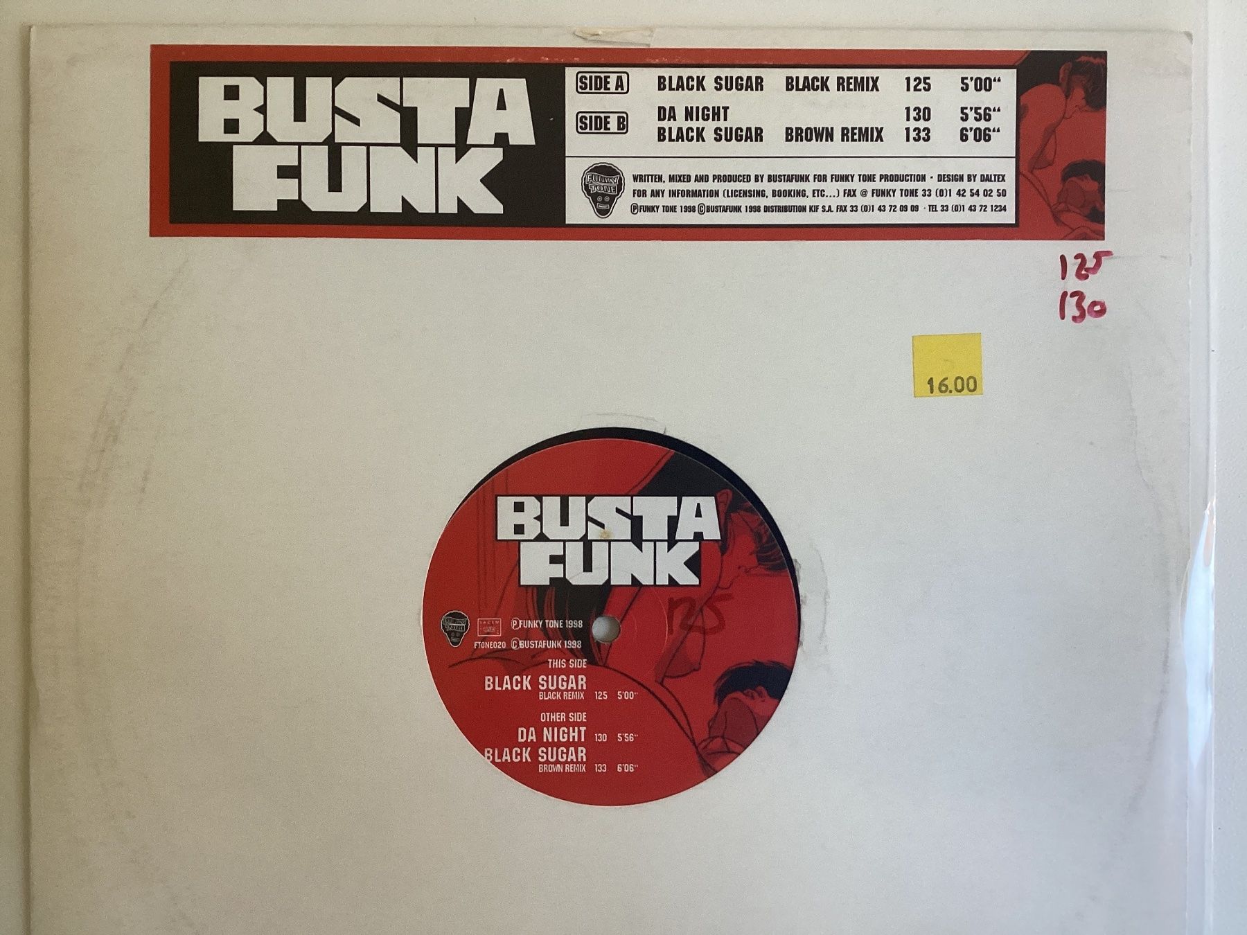 Dischi in vinile: Busta Funk Maxi-Single - Black Sugar – Usato da Gutenswil venduto da Hamzian