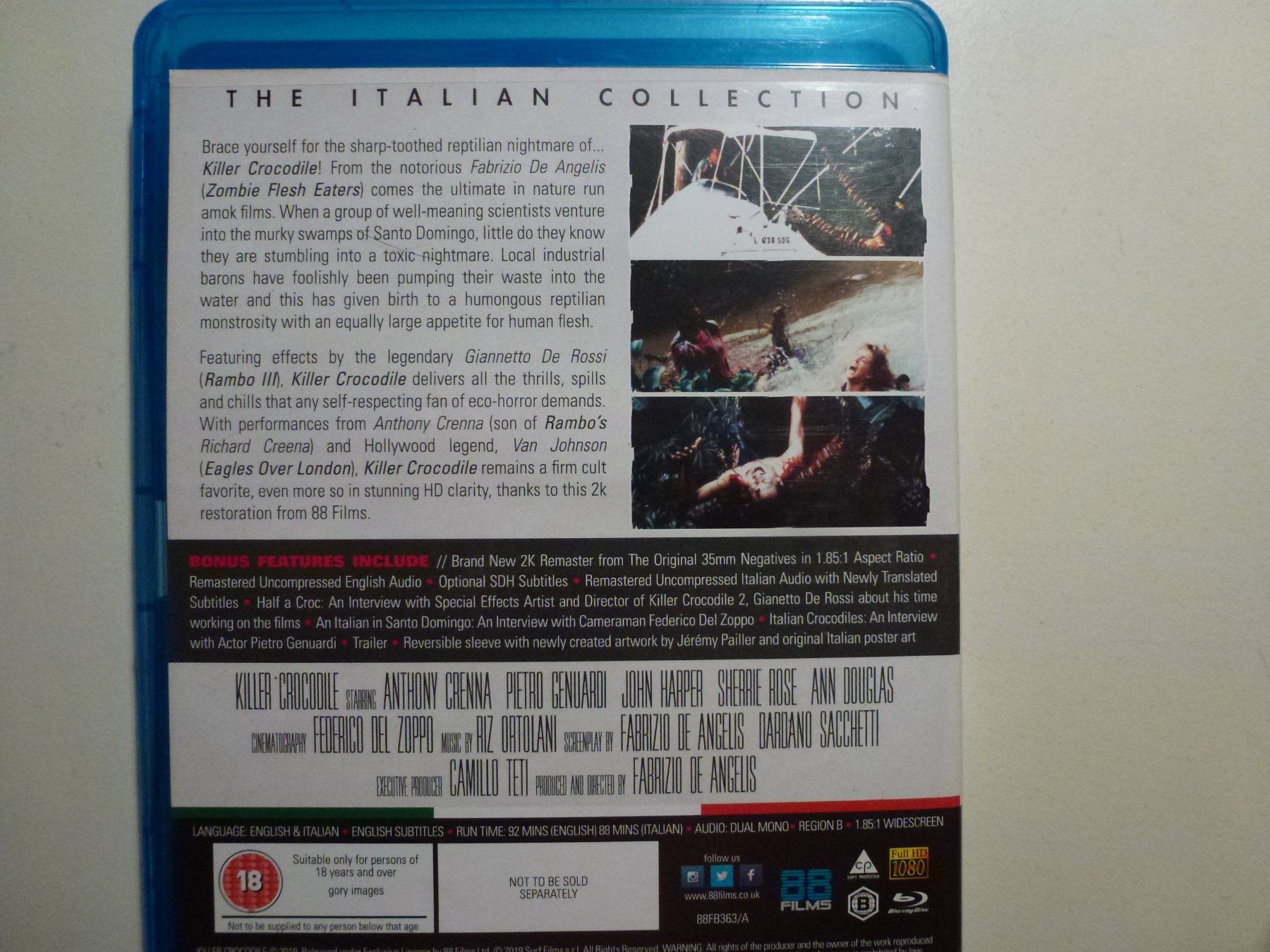 Tutti i DVDs: Killer Crocodile (Blu-Ray) – Nuovo (secondo la descrizione) da Bern venduto da Frebo 1
