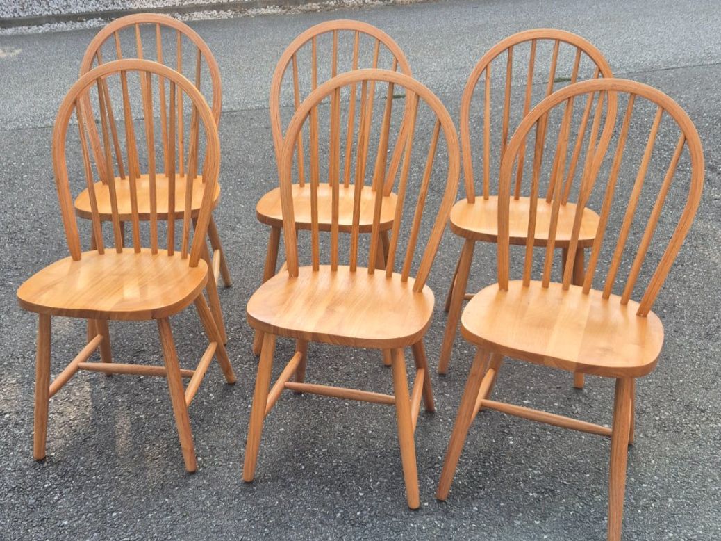 Sedie: 6 chaises bois clair  Windsor NEUVES – Usato da Fully venduto da tameab
