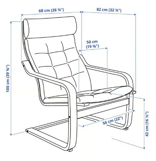 Ikea Poltrone: IKEA Poäng Sessel Holzgestell – Usato da Zürich venduto da Serenity4804 2