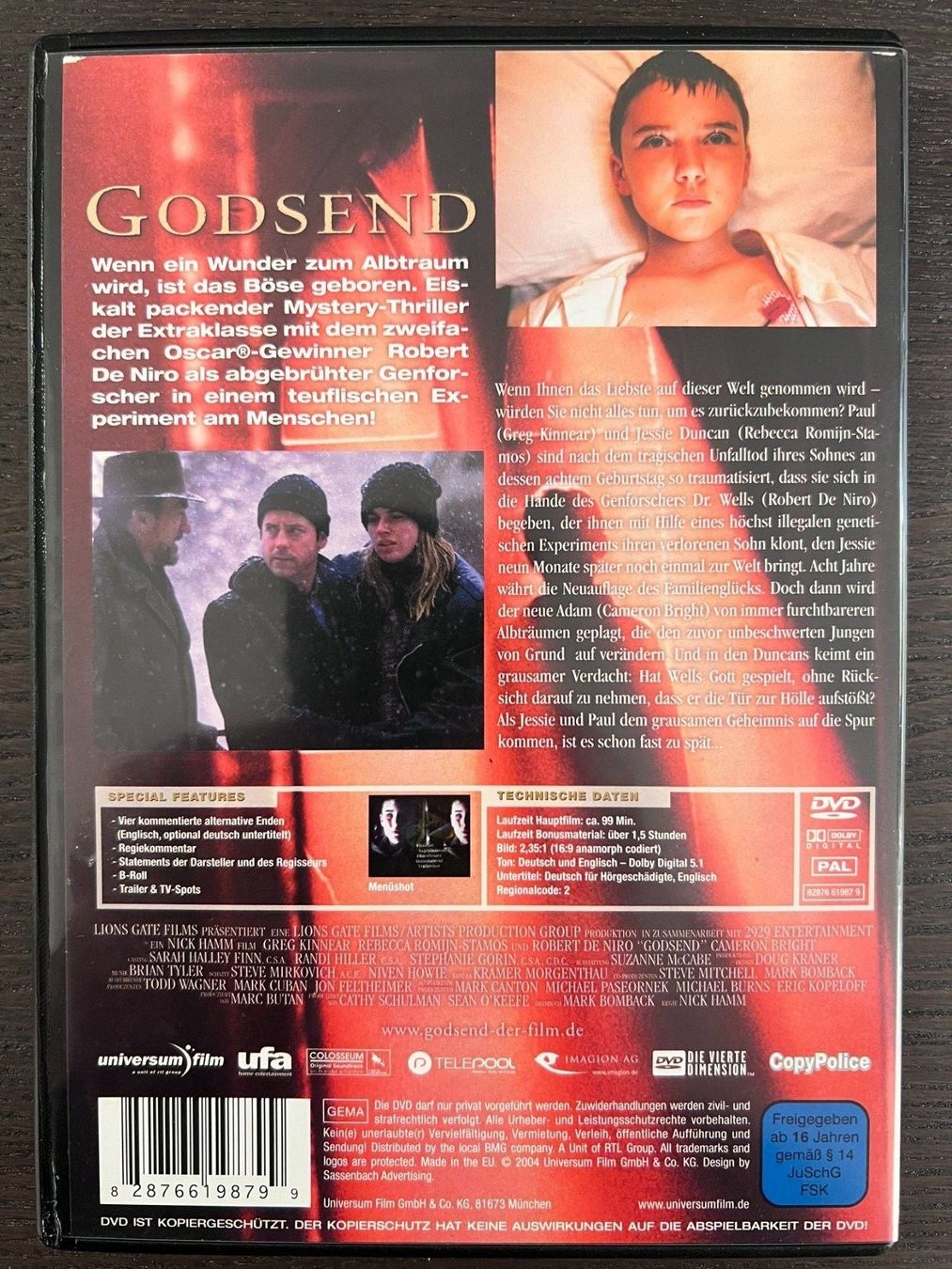 Tutti i DVDs: Godsend – Usato da Zürich venduto da FilmFreunde 1