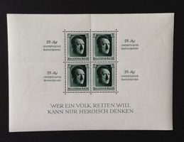 Deutsches Reich 1937** Block Nr. 9 Kulturspende**