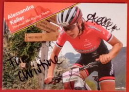 Alessandra Keller Autogramm signiert Foto 10x15cm  MTB