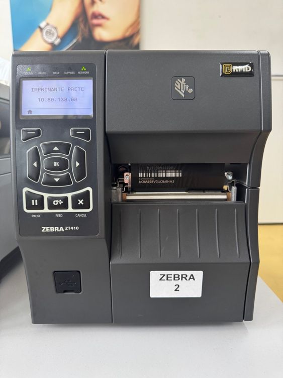 ZEBRA ZT411 Ipresora Industrial De Transferencia Térica De 203 Ppp