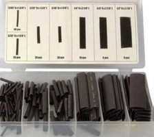 Schrumpfschlauch-Set 127 teilig schwarz