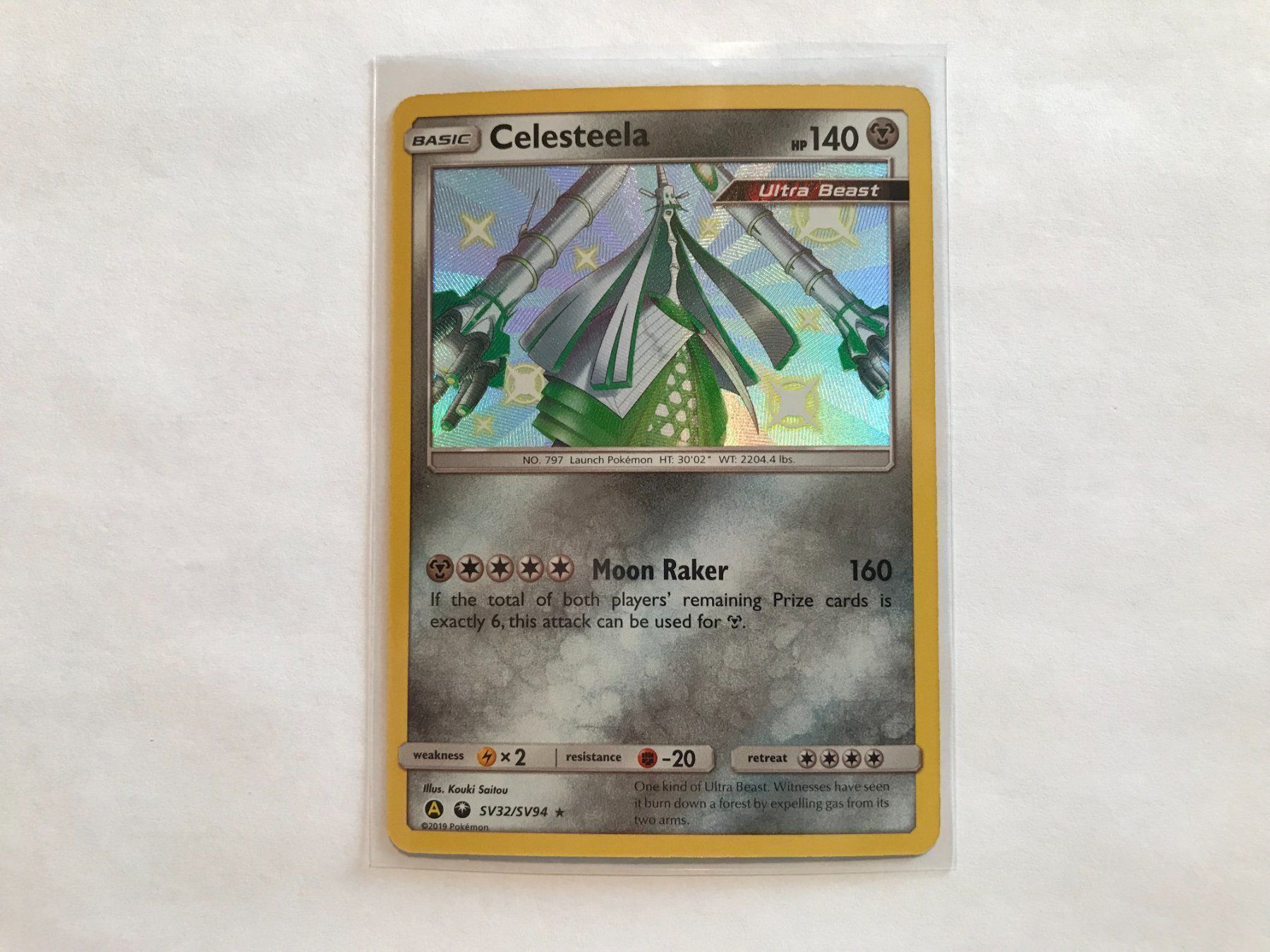Pokémon Carte collezionabili: Celesteela Shiny EN – Usato da Hagendorn venduto da Pokecollectorch
