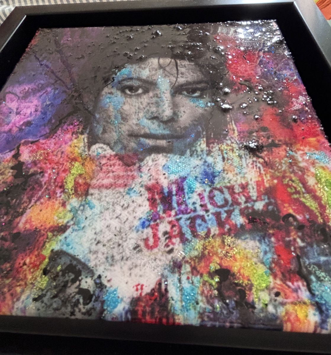 Gemälde: Tableau Michael Jackson artiste suisse certificat  – Neu (gemäss Beschreibung) aus Lausanne von SandrineJavelot 1