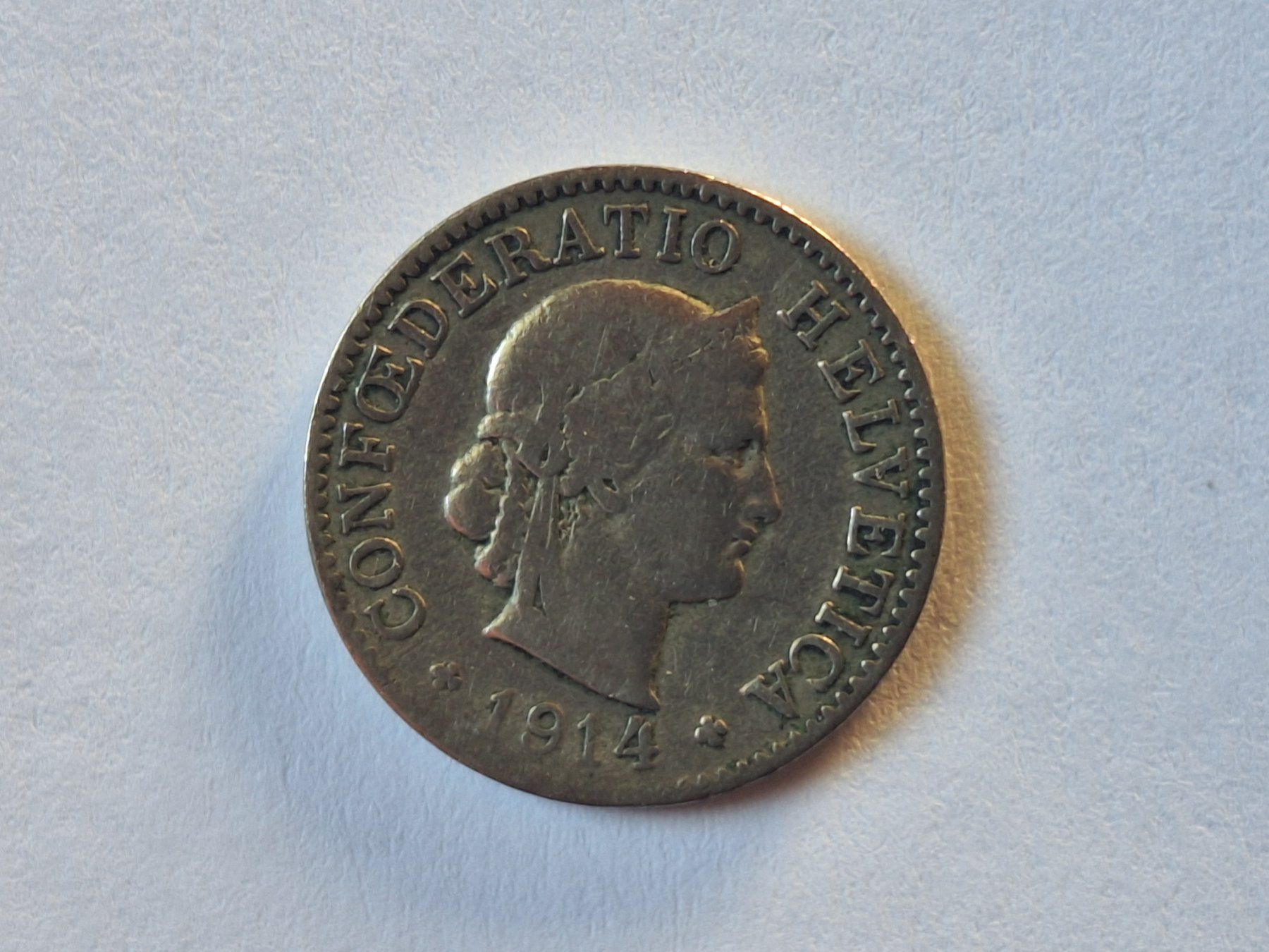 Tutti le monete: 5cts 1914 – Usato da Couvet venduto da zeze03