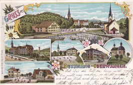 AK Dussnang - Oberwangen (Sirnach TG nach Embrach ZH) 1901