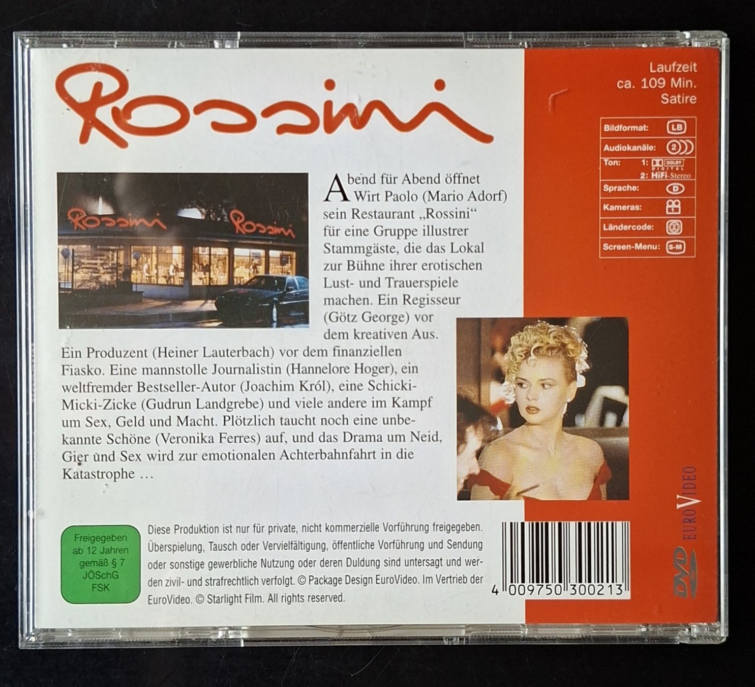 Tutti i DVDs: ROSSINI oder die mörderische Frage, wer mit wem schlief – Usato da Liestal venduto da Abimos 1