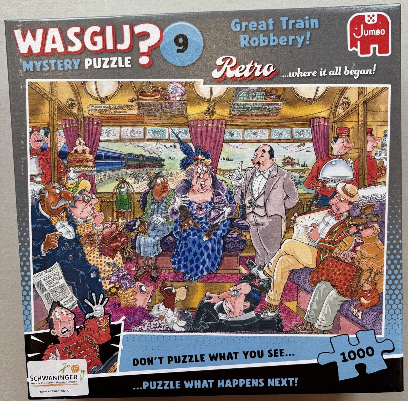 Wasgij Puzzle: Wasgij Puzzle 'Great Train Robbery' 1000 Teile – Usato da Andelfingen venduto da Susannaheidy