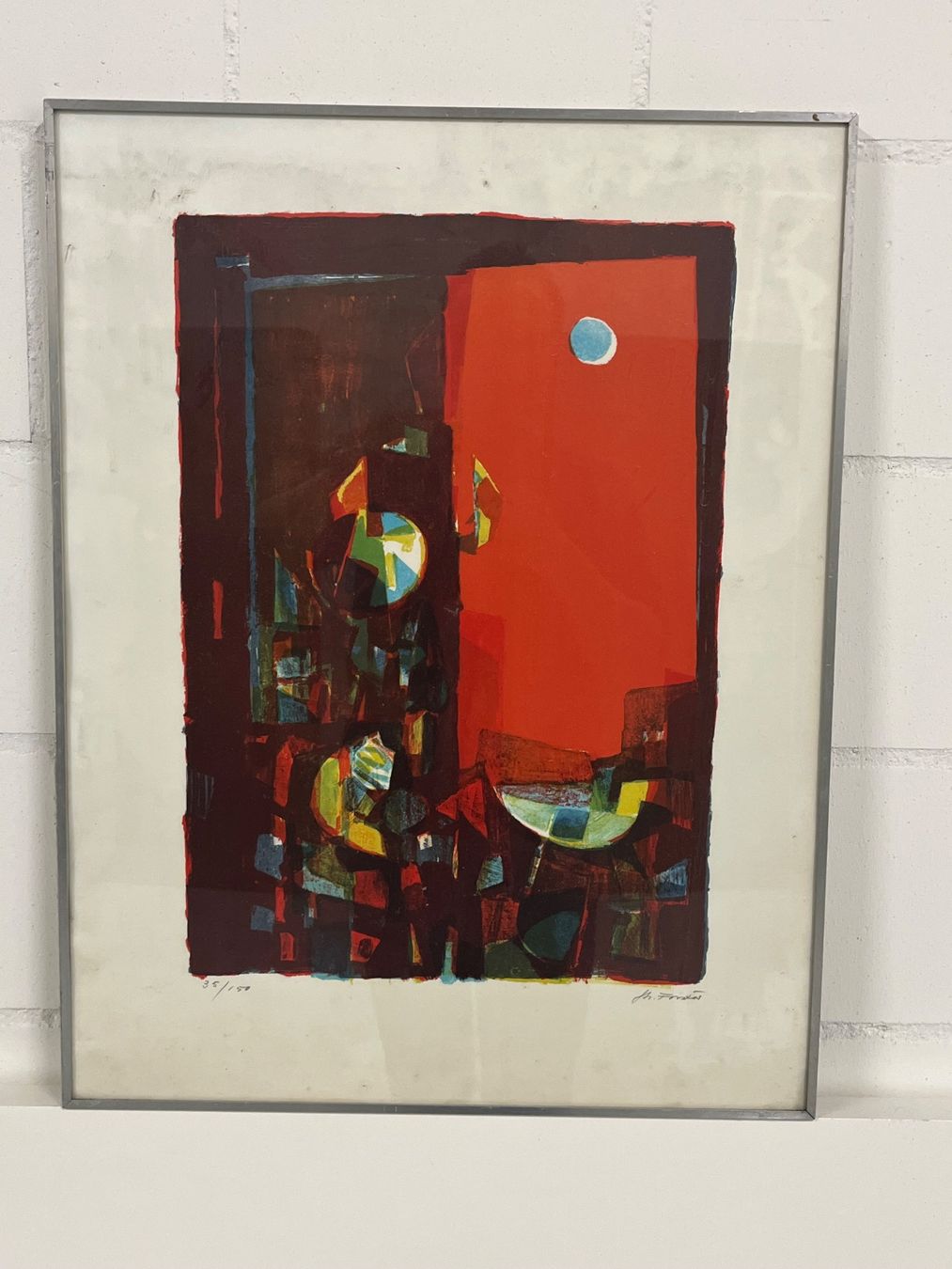 Dipinti: HANS FORSTER LITHOGRAPHIE SIGNIERT NUMMERIERT – Usato da Basel venduto da PAUL_ART