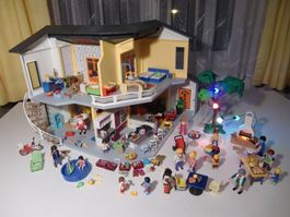 Playmobil Haus / Villa mit Grillparty + Einrichtung