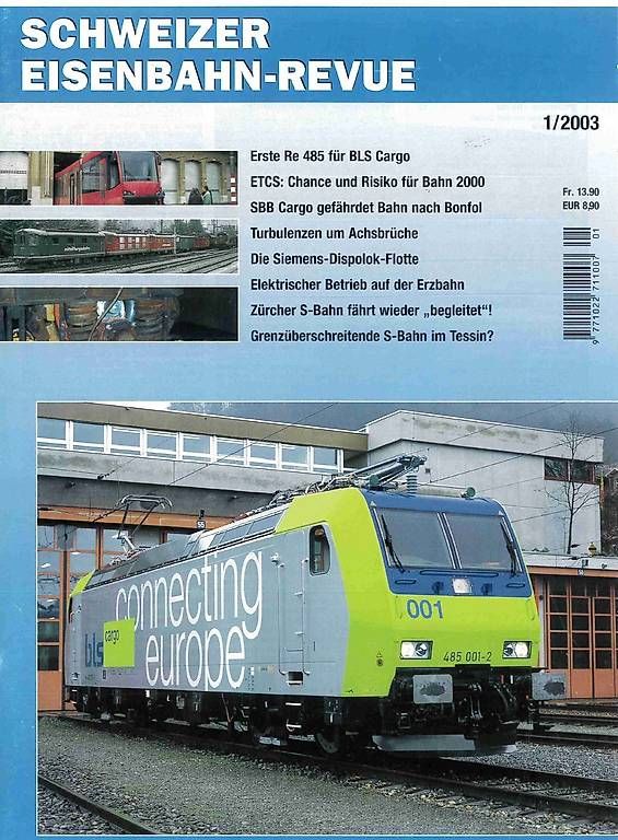 Riviste & Magazine: Schweizer Eisenbahnrevue SER Jahrgang 2003 – Usato da Winterthur venduto da rivella86