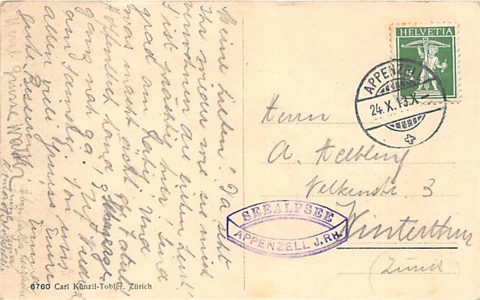 Cartes postales: Seealpsee – D'occasion à Ottikon b.Kemptth. par Neptun1974 1