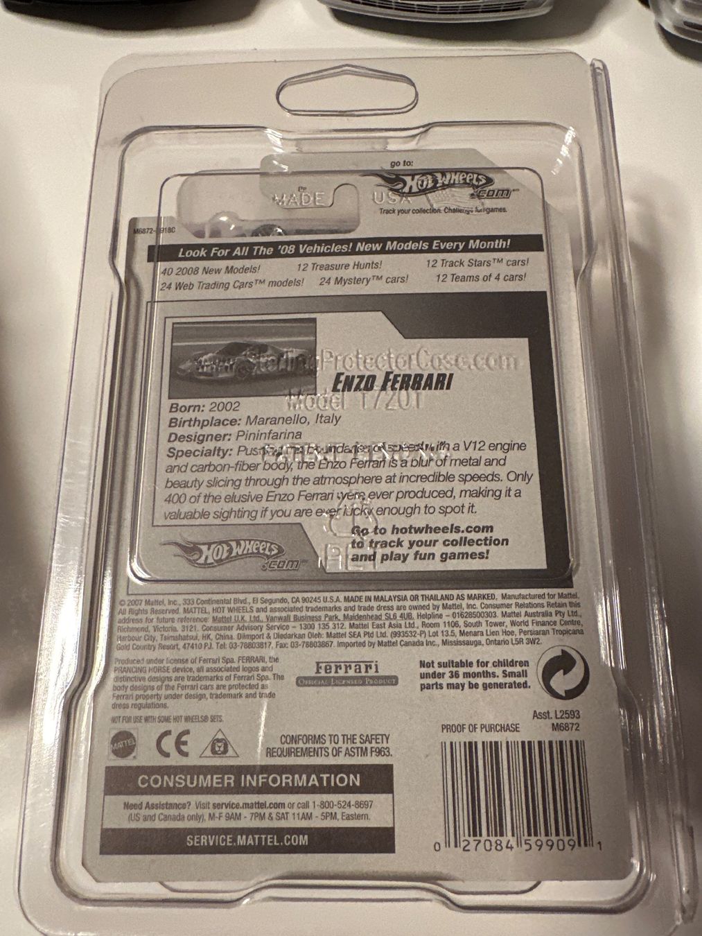 Hot Wheels Modellini d'auto: 4x Hot Wheels Ferrari OVP + Protector – Nuovo (secondo la descrizione) da Basel venduto da Brani91 6