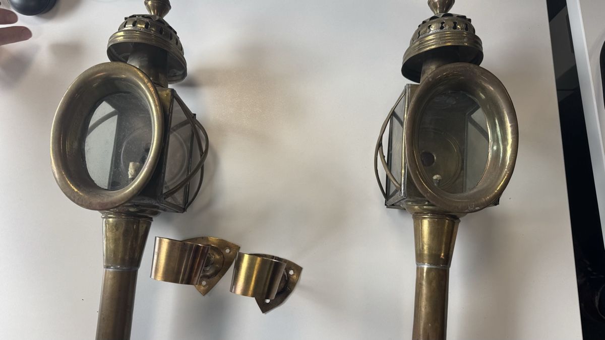 Lampade: Antike Kutschenlampen – Usato da Dardin venduto da l.a.d.i.n.a
