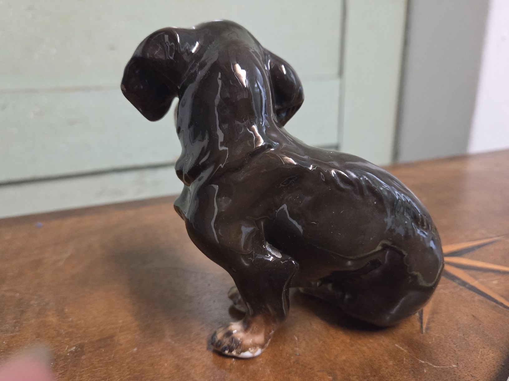 Statuette: Dackel aus Porzelan – Usato da Däniken SO venduto da sugar-honey-pie 2