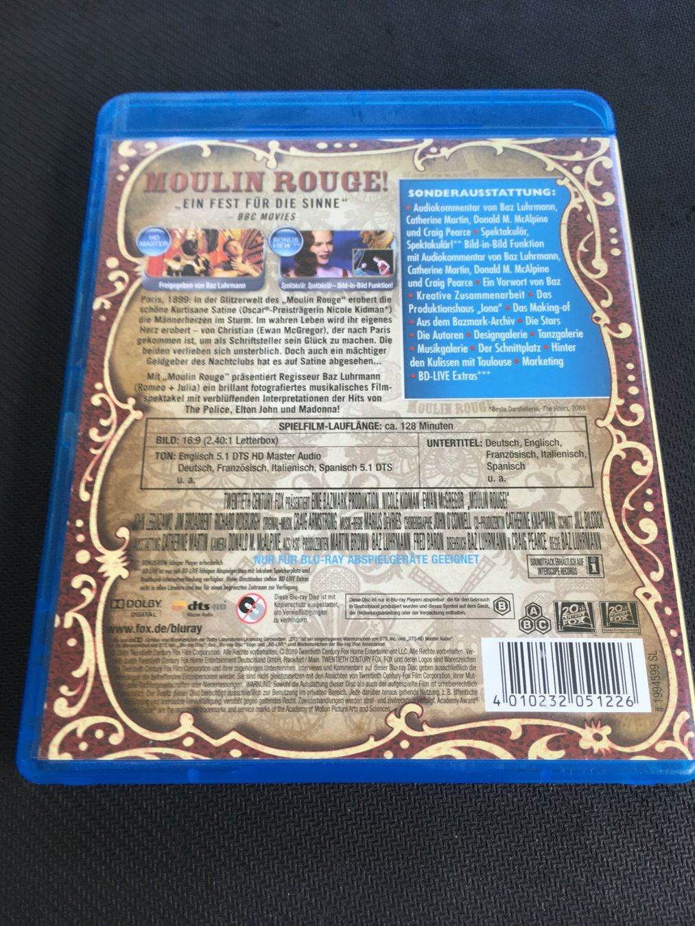 Tutti i DVDs: Moulin Rouge! [Blu-ray] – Usato da St.Gallen venduto da MedienJoe 1