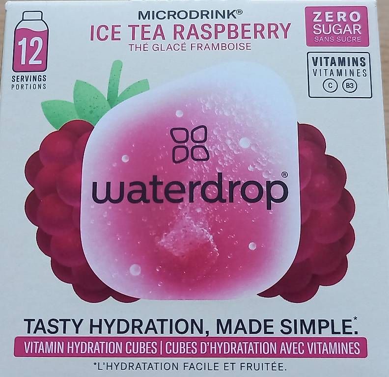 Waterdrop Cibi & Specialità: Waterdrop Ice Tea Raspberry - Neu und Ungeöffnet – Nuovo e nell'imballaggio originale da Langenthal venduto da lilly-kate