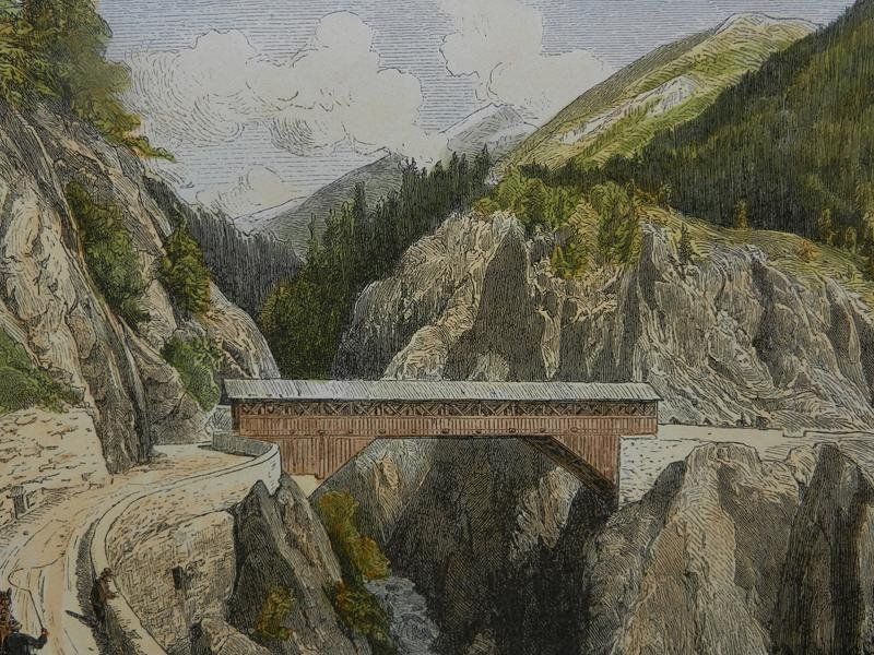 Stiche: Russein Tobel Brücke – Gebraucht aus Risch von Rischli15 4