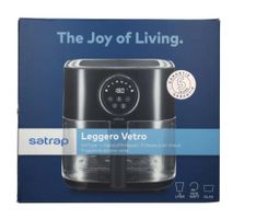 Heissluftfritteuse Satrap Leggero Vetro 4 L NEU mit Garantie