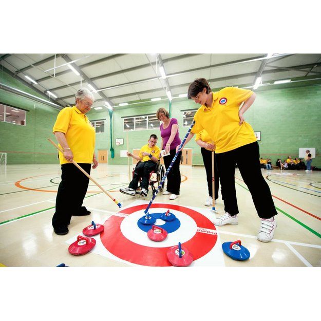 Giochi: Curling Set, New Age Kurling Set – Nuovo e nell'imballaggio originale da Oberhasli venduto da pinballer 1